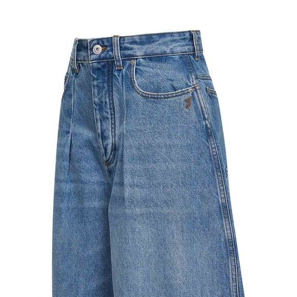 Jacquemus Women Blue The Ovalo De-Nîmes Denim Jeans